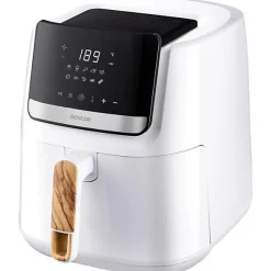 Friteuse Electrique Airfryer - SENCOR - SFR 6551WH - 1600 W - 6,5 L - Blanc