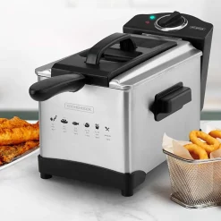 Friteuse 3l Inox Semi Pro Fry Plus Kitchencook