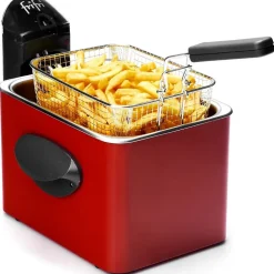 Friteuse 3.5l 3200w rouge Frifri 1905R DUOFIL