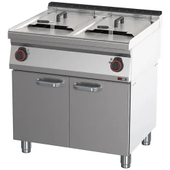 Friteuse électrique double 0,8 kW/l, 17+17 l avec soubassement 400 V FE 70/80 E - Redfox
