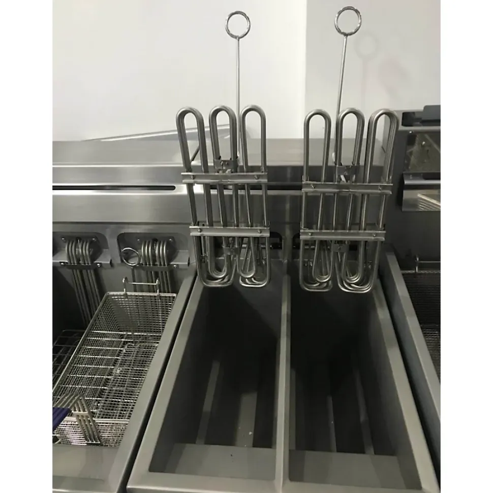 Friteuse électrique sur meubles MOD DF 10 + 10 - Beckers