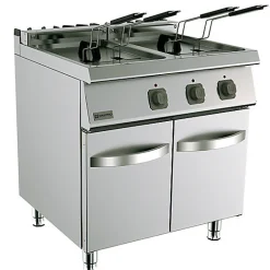Friteuse Électrique Sur Soubassement Fermé, 2X 18 Litres - Virtus - MS78FRE18
