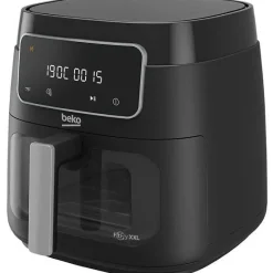 Friteuse multifonction a air chaud - BEKO - FRL3374B - 1900 W - 7,6 L pour 2 kg de frites - Ecran LCD tactile - Noir