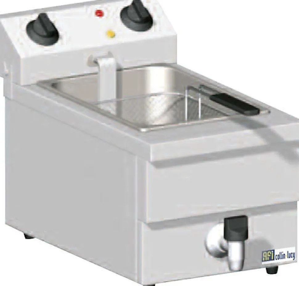 Friteuse Professionnelle de Table Electrique avec Vidange - 10 L - AFI Collin Lucy