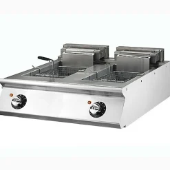 Friteuse Professionnelle Électrique De Table, Capacité 2X 10 Litres - Virtus