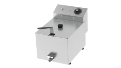 Friteuse professionnelle à Poser 8 L avec Vidange - HR Fainca