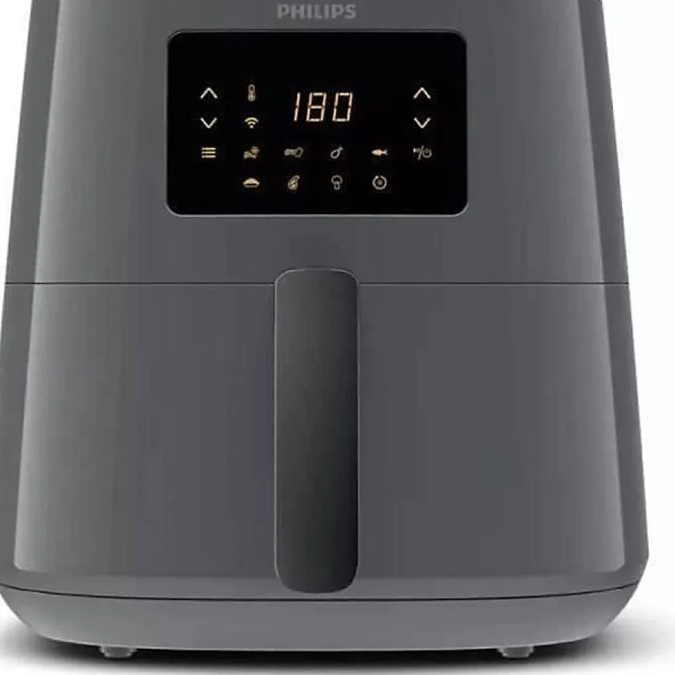 Friteuse sans huile - PHILIPS - HD9280/60 - Airfryer Série 5000 6.2L - 7 préréglages - connecté - 2000W - Gris