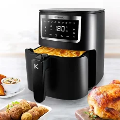 Friteuse Sans Huile De 3l - 8 Programmes Airmed3 De Kitchencook