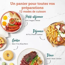 Friteuse sans huile Dual Blaze Noir