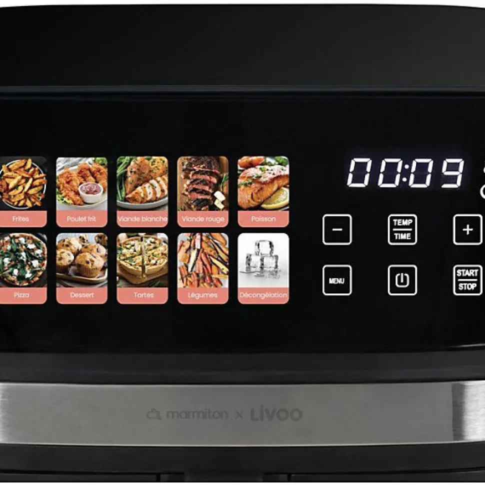 Friteuse sans huile 8l 1700w Livoo DOC343CO livoo x marmiton