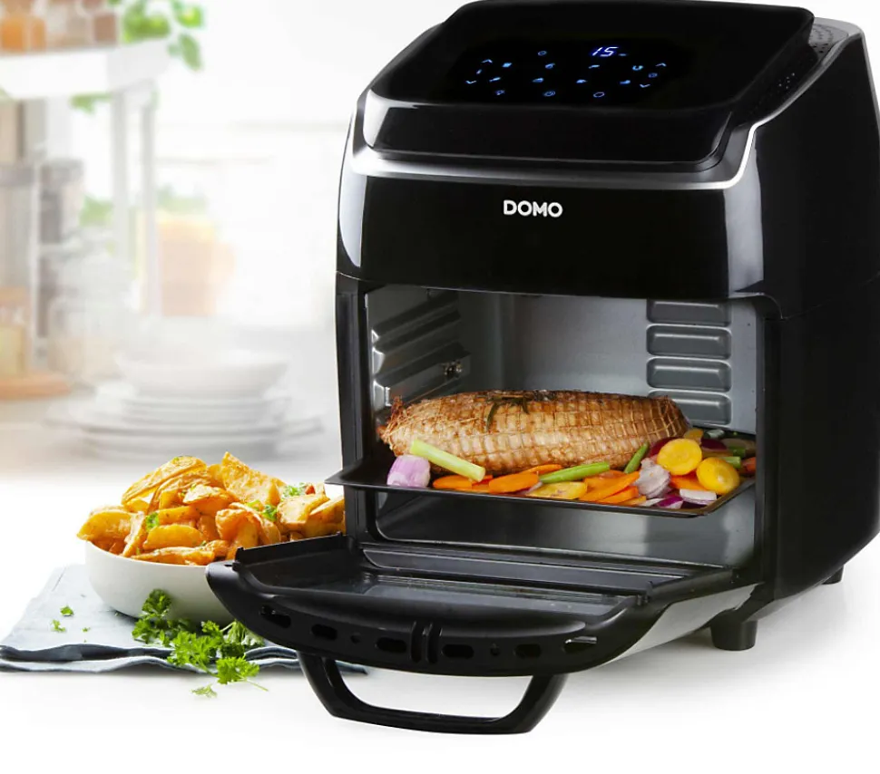 Friteuse sans huile 10l 1800w noir Domo DO534FR deli fryer four
