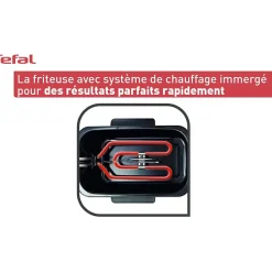 Friteuse semi pro 3l 2200w inox Tefal FR333070 easy pro