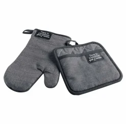 Gant & Manique Chambray "Harold" 18x28cm Gris