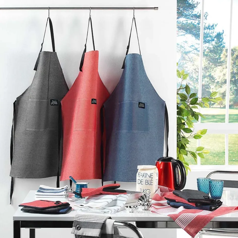 Gant & Manique Chambray "Harold" 18x28cm Gris