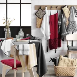 Gant & Manique Coton "Cuisiline" 28cm Gris Chiné