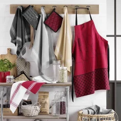 Gant & Manique Coton "Cuisiline" 28cm Gris Chiné