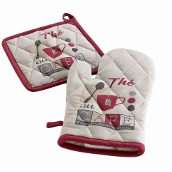 Gant & Manique Coton "Déjeuner" 28cm Taupe