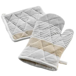 Gant & Manique de Cuisine "Iliade" 28cm Gris