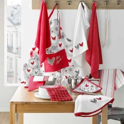 Gant & Manique Imprimé "Suzette" 28cm Rouge