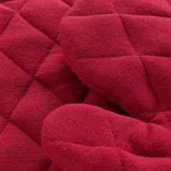 Gant & Manique Uni "Cerisette" 28cm Rubis