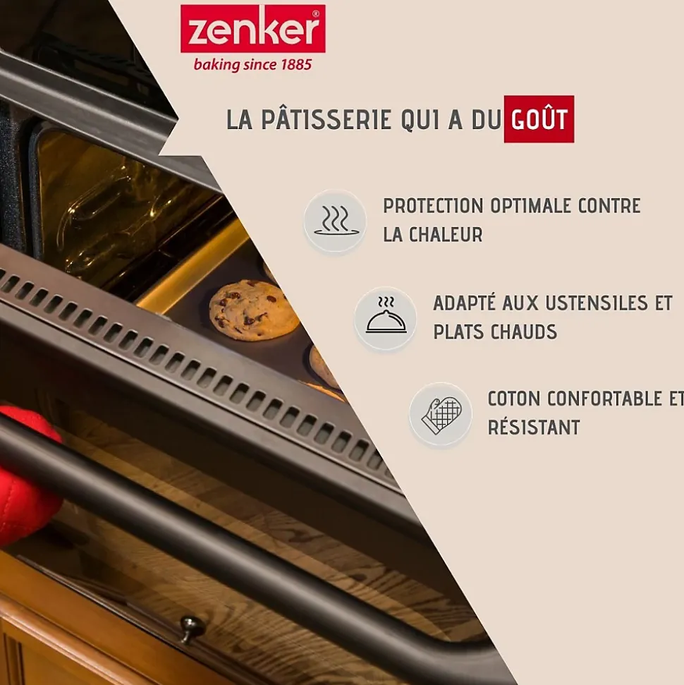 Gant de cuisine en coton 28 cm Zenker Divers