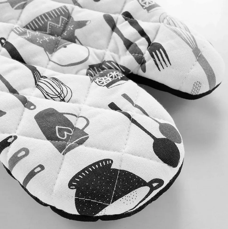 Gant de Cuisine "Kitchen" 30cm Noir