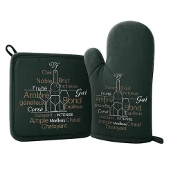 Gant et manique de cuisine Saveurs du vignoble