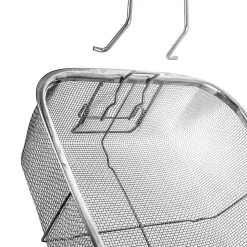 Garnek granitowy ze szklaną pokrywką patelnią grillową koszyczkiem GRANDE 2+4 l 4 el.