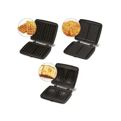 Gaufrier + croque + gaufrettes - FRIFRI - FRI022824512BLP - 1200W - Cool Touch