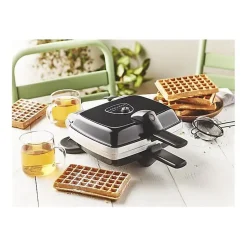 Gaufrier - LAGRANGE - 39624 - Noir - Revêtement antiadhésif - Fonction sandwichs