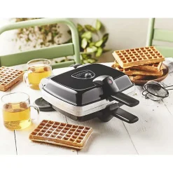 Gaufrier - LAGRANGE - 039126 SUPER 2 - Noir - Petit Électroménager - 2 Gaufres