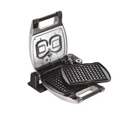 Gaufrier - Premium Gaufres - MINERAL G - Multifonctions - Plaques interchangeables - Couleur gris