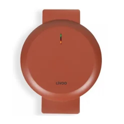 Gaufrier coeur 1000w rouge Livoo DOP255R