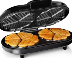 Gaufrier cœur électrique 1200 W