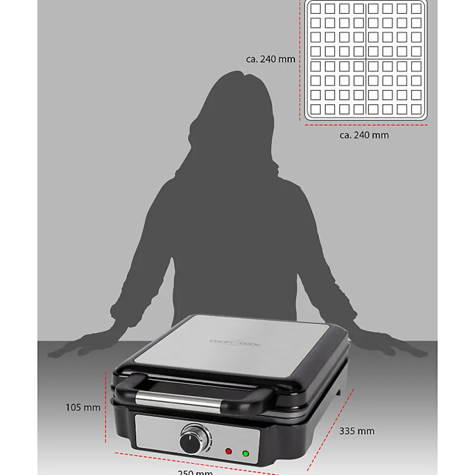 Gaufrier double proficook PC-WA1241