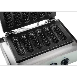 Gaufrier epi professionnel Teflon rond puissance Helloshop26