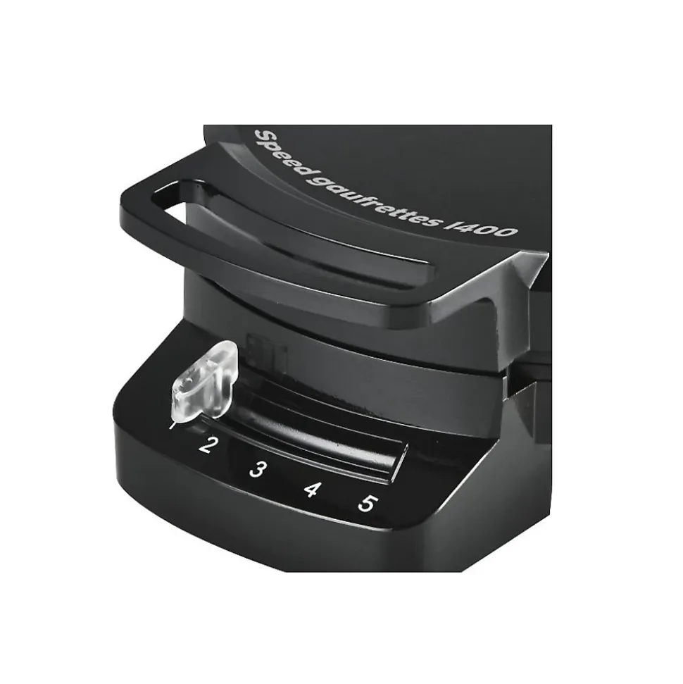 Gaufrier forme coeur 1200w noir Little Balance 8382