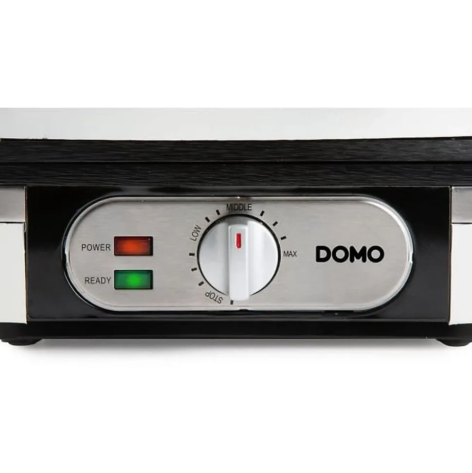 Gaufrier électrique DOMO DO9274W 1400W 2 gaufres XXL blanc céramique