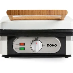 Gaufrier électrique DOMO DO9274W 1400W 2 gaufres XXL blanc céramique