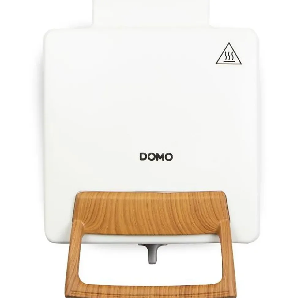 Gaufrier électrique DOMO DO9274W 1400W 2 gaufres XXL blanc céramique