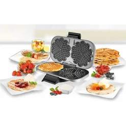 Gaufrier Électrique Double en Forme de Coeur Unold 48241