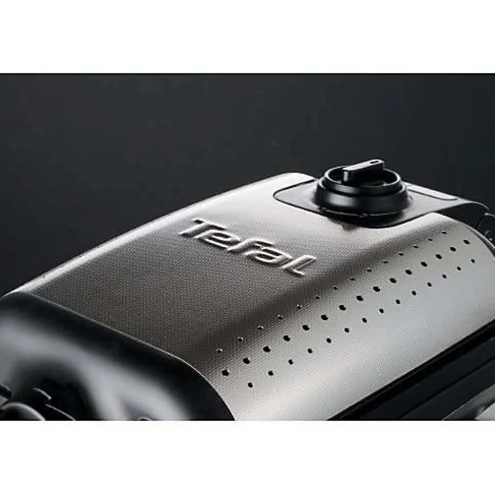 Gaufrier électrique réversible King Size - TEFAL WM755D12 - Plaques amovibles - Thermostat réglable - 1200 W