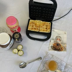 Gaufrier LITTLE BALANCE - Happy Gaufres - Revêtement antiadhésif sans PFAS - 750W