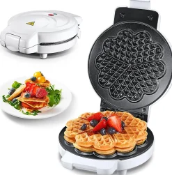 Gaufrier Professionnel éléctrique 900W blanc