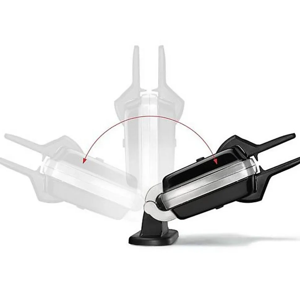 Gaufrier réversible - LAGRANGE - 39426 - 2 gaufres - 2 croque-monsieur - Antiadhésif double couche