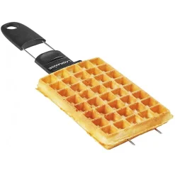 Gaufrier réversible - LAGRANGE - 39426 - 2 gaufres - 2 croque-monsieur - Antiadhésif double couche