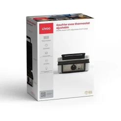 Gaufrier 1200w blanc Livoo DOP206