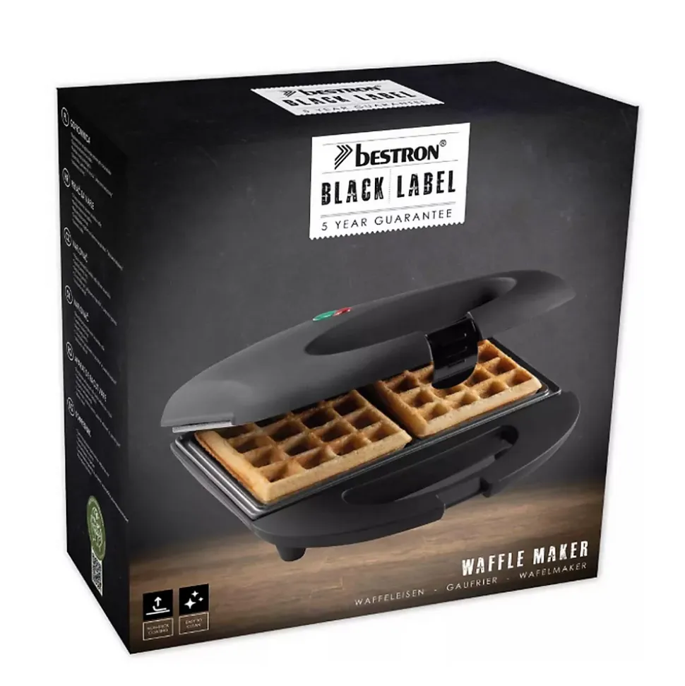 Gaufrier 700w noir Bestron ASW401BL
