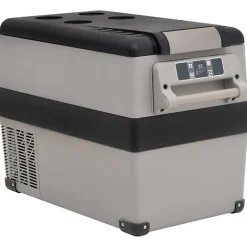 Glacière avec poignée et adaptateur noir et gris 35 L PP et PE