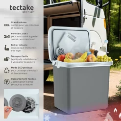 Glacière électrique chauffante et réfrigérante 25L